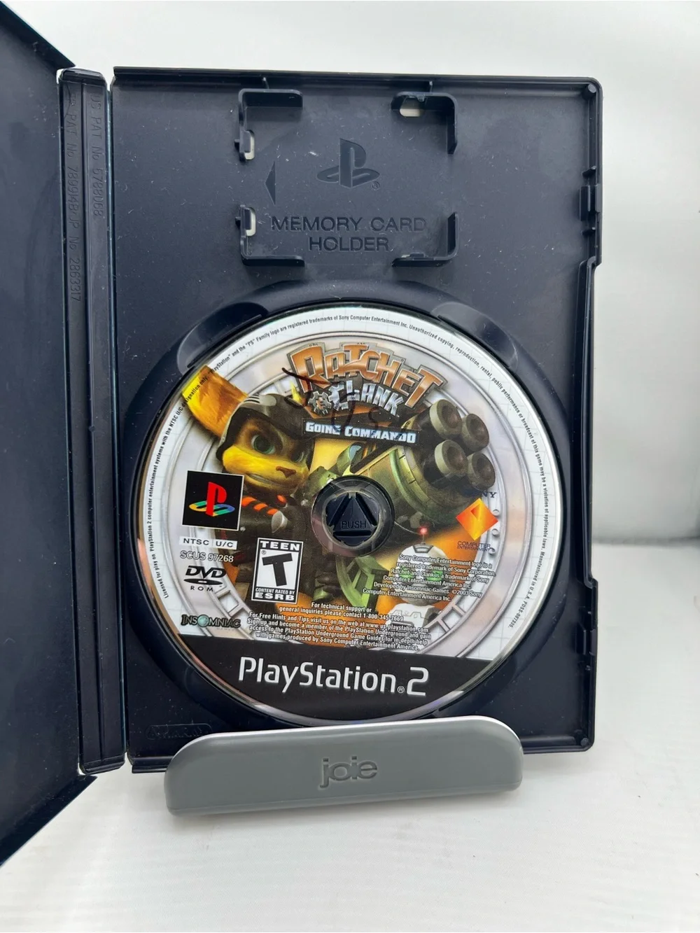 📀PlayStation 2 Sony Ratchet & Clank: Going Commando - Black Case